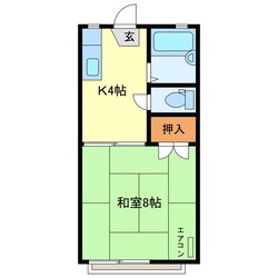 メゾンドエルの物件間取画像